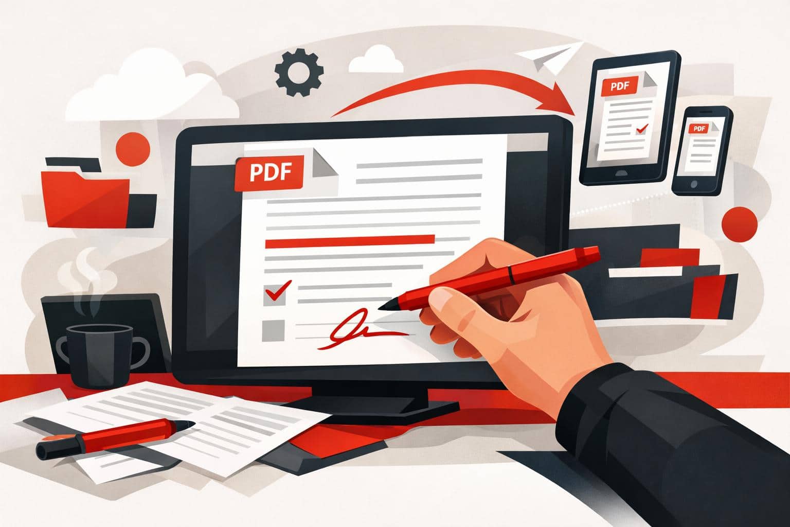 So schreibst du in PDFs, ohne Software zu installieren